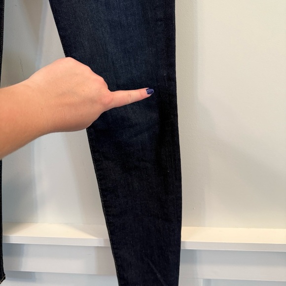 Women’s Frame Denim dark wash Le High skinny crop Jeans - Picture 4 of 8